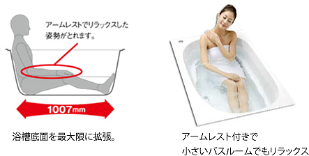 こだわりの浴槽